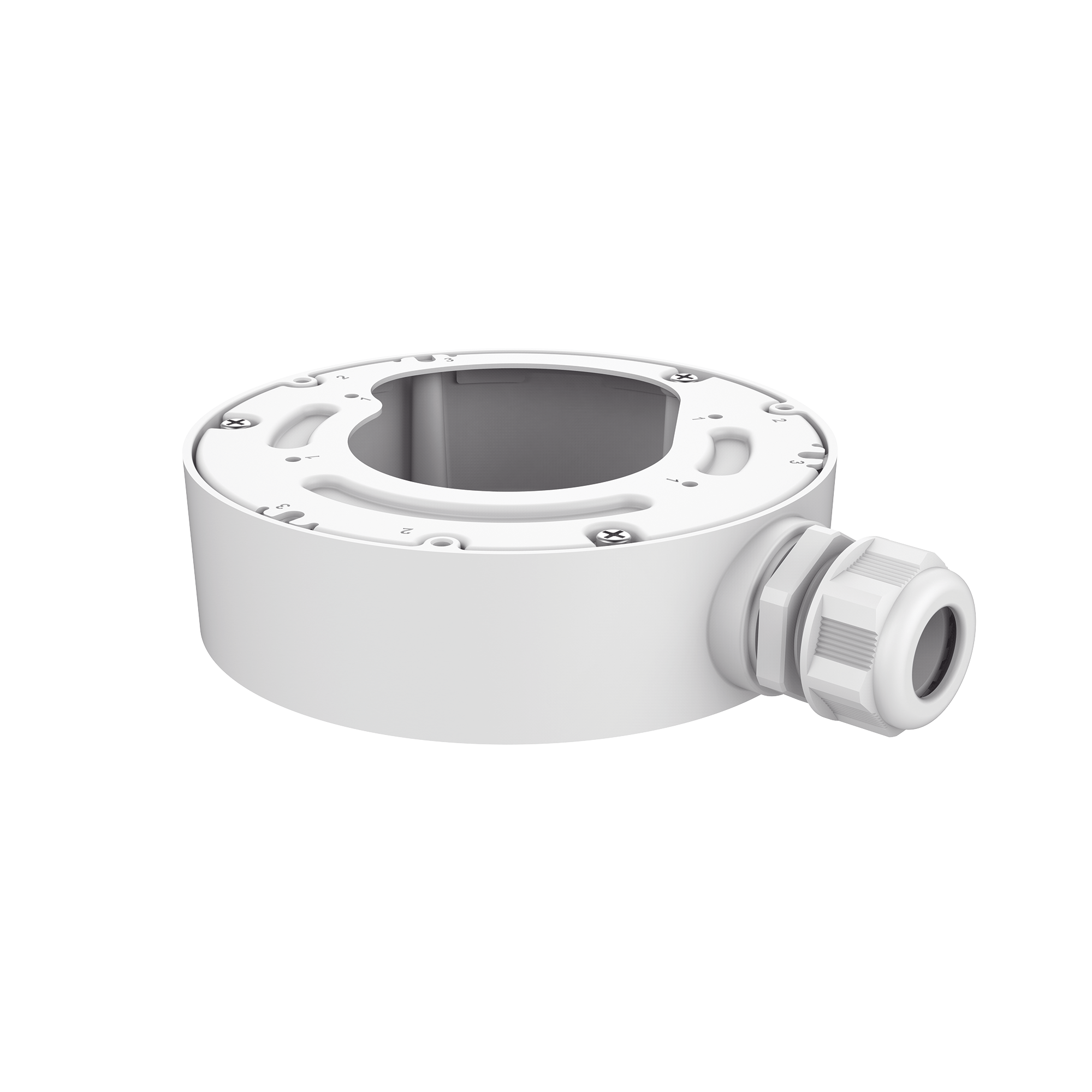 DS-2280ZJ-WA140|Caja de Conexión / Compatible con cámaras Fisheye IP / DS-2CD63C5G1-IVS y DS-2CD6365G1-IVS / Uso en Exterior